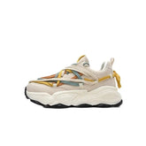 Cross Tied Chunky Thick Sole Non Slip Sneakers